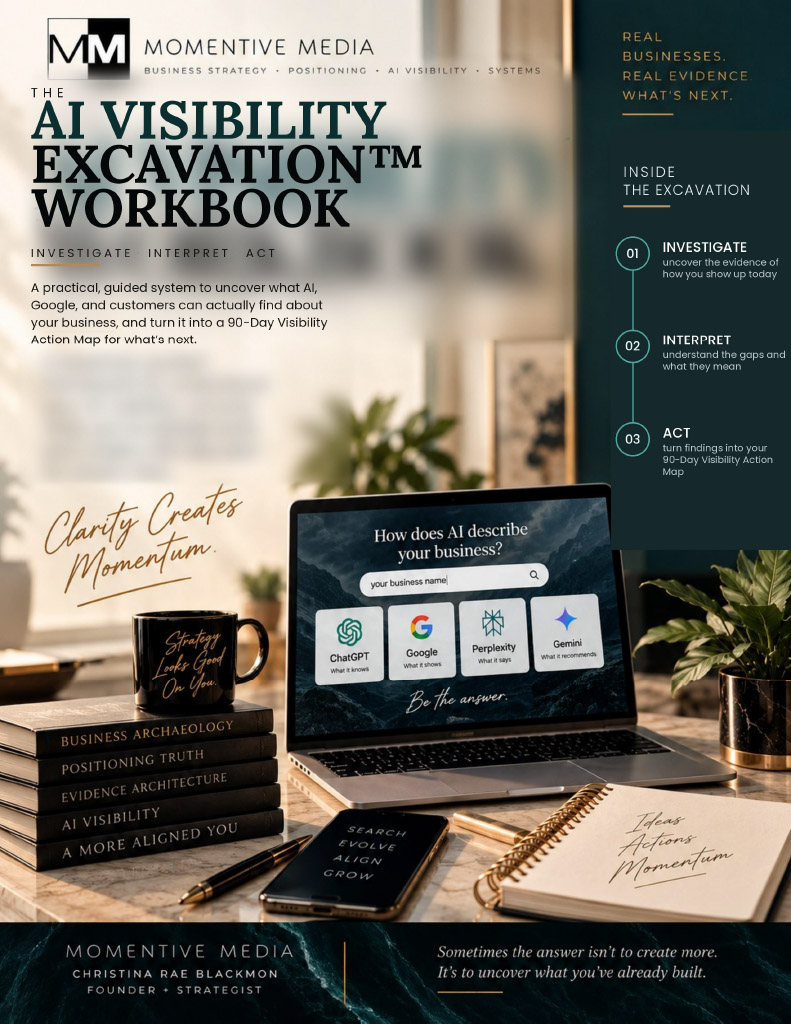 AI Visibility Excavation Workbook by Momentive Media