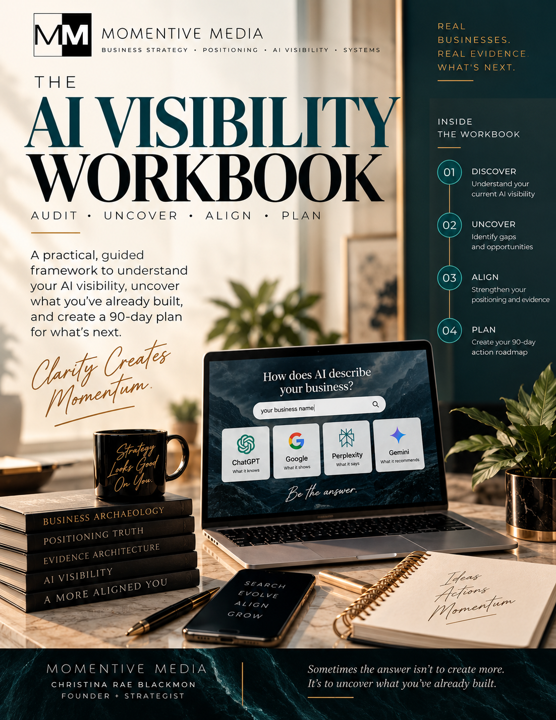 The AI Visibility Workbook cover